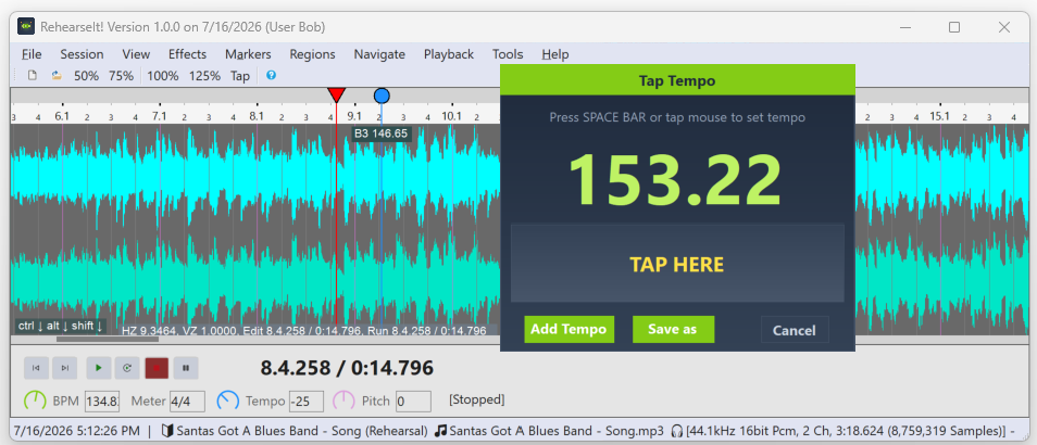 Tap Tempo